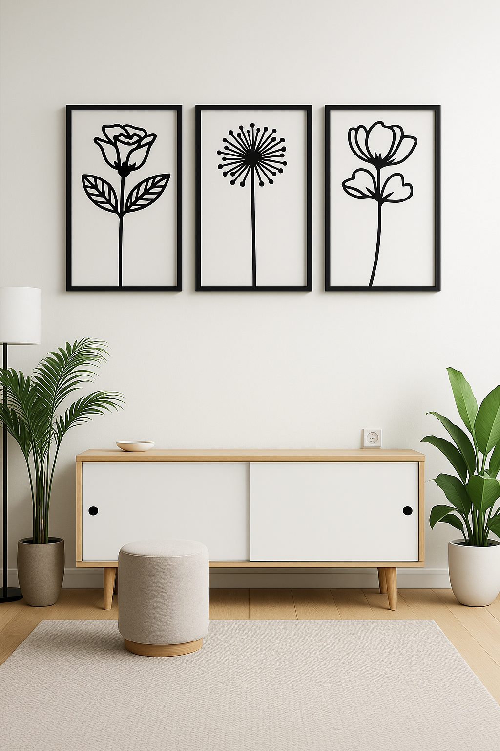 BLOOSOM FLOWER ACRYLIC WALL ART