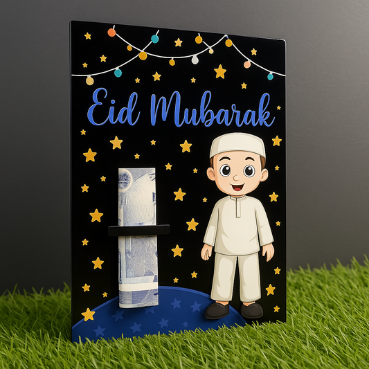 BOY COLOURFUL ACRYLIC EIDI ENVELOPE FOR KIDS