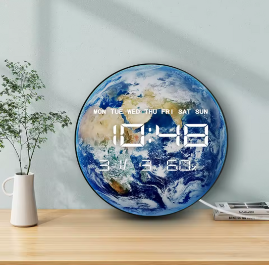 JIUGONG - LED PLANET ELECTRONIC WALL CLOCK