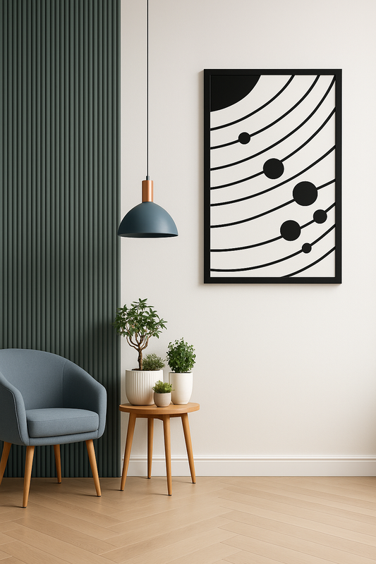SPACE ACRYLIC WALL ART - MODERN DECOR