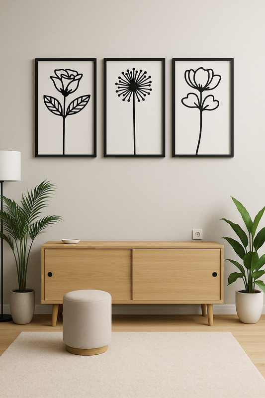 BLOOSOM FLOWER ACRYLIC WALL ART